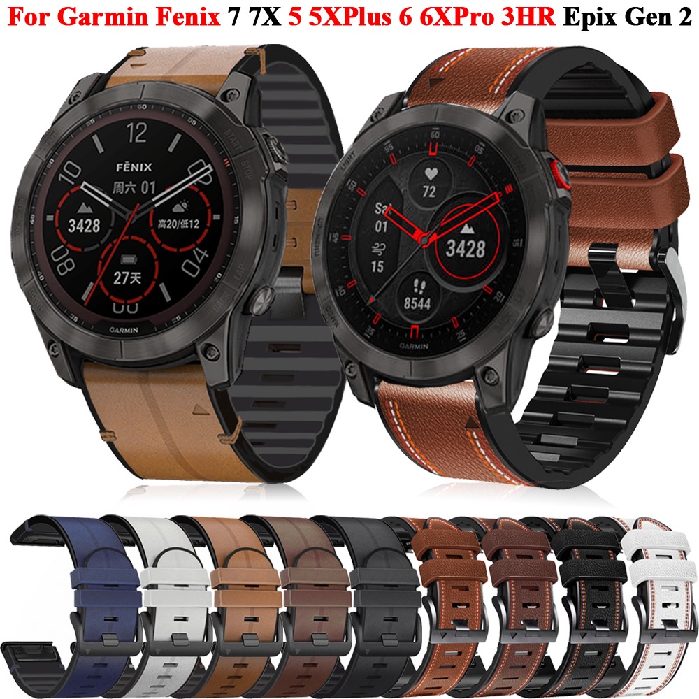 Garmin fenix 5 deals leather band