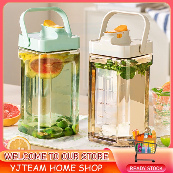 🇸🇬Ready Stock🇸🇬 3.5L Large Capacity Cold Water Bottle Refrigerator Fruit Beverage Dispenser Tea