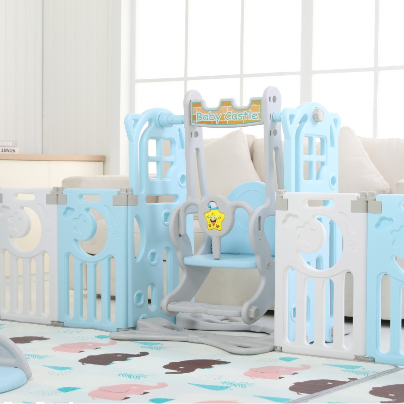 Baby Playpen Slide Swing Rocking Horse Ball Pool Storage Tent