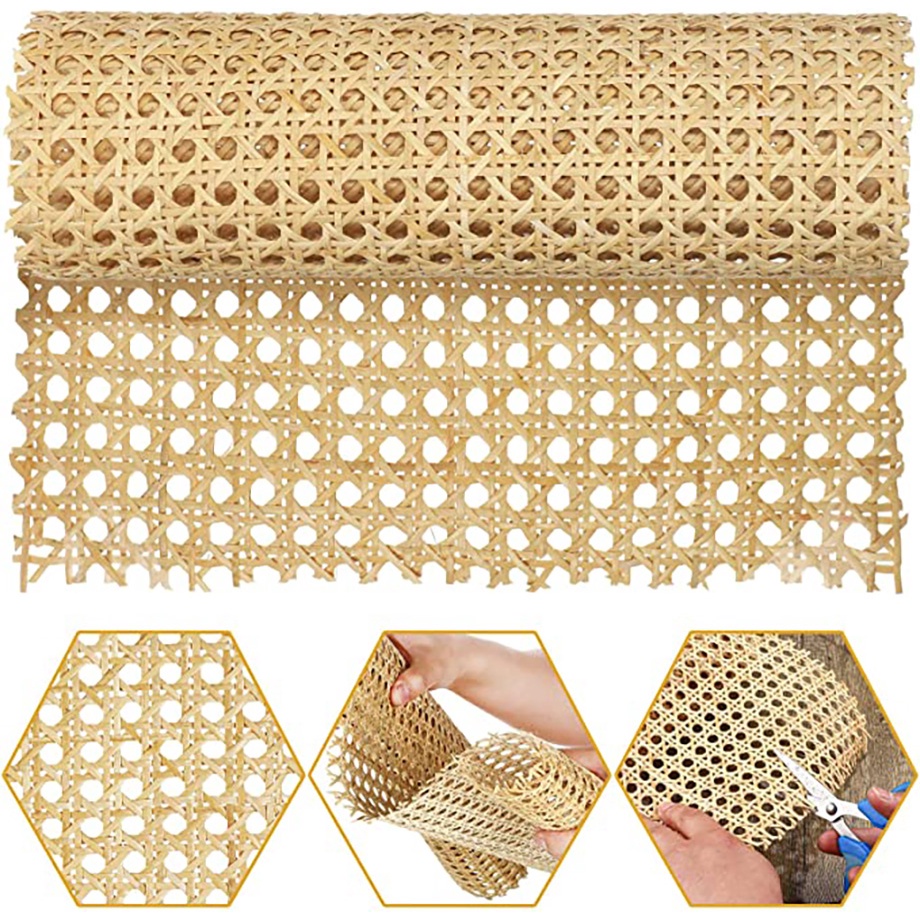 100CM PVC Rattan Webbing Genuine Indonesian Rattan Roll Wall Decoration ...