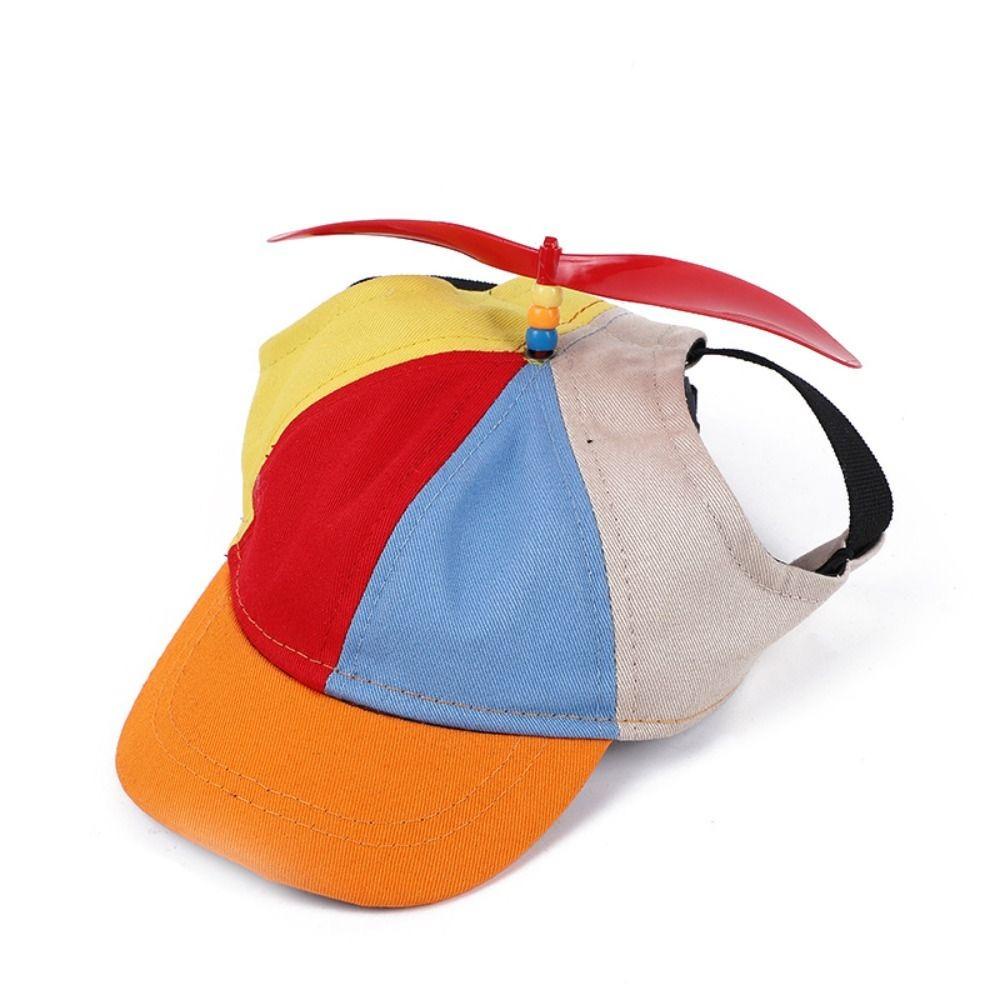 Dog Hats For Small Dogs Generic Dog Propeller Hat, Rainbow Dog Hat