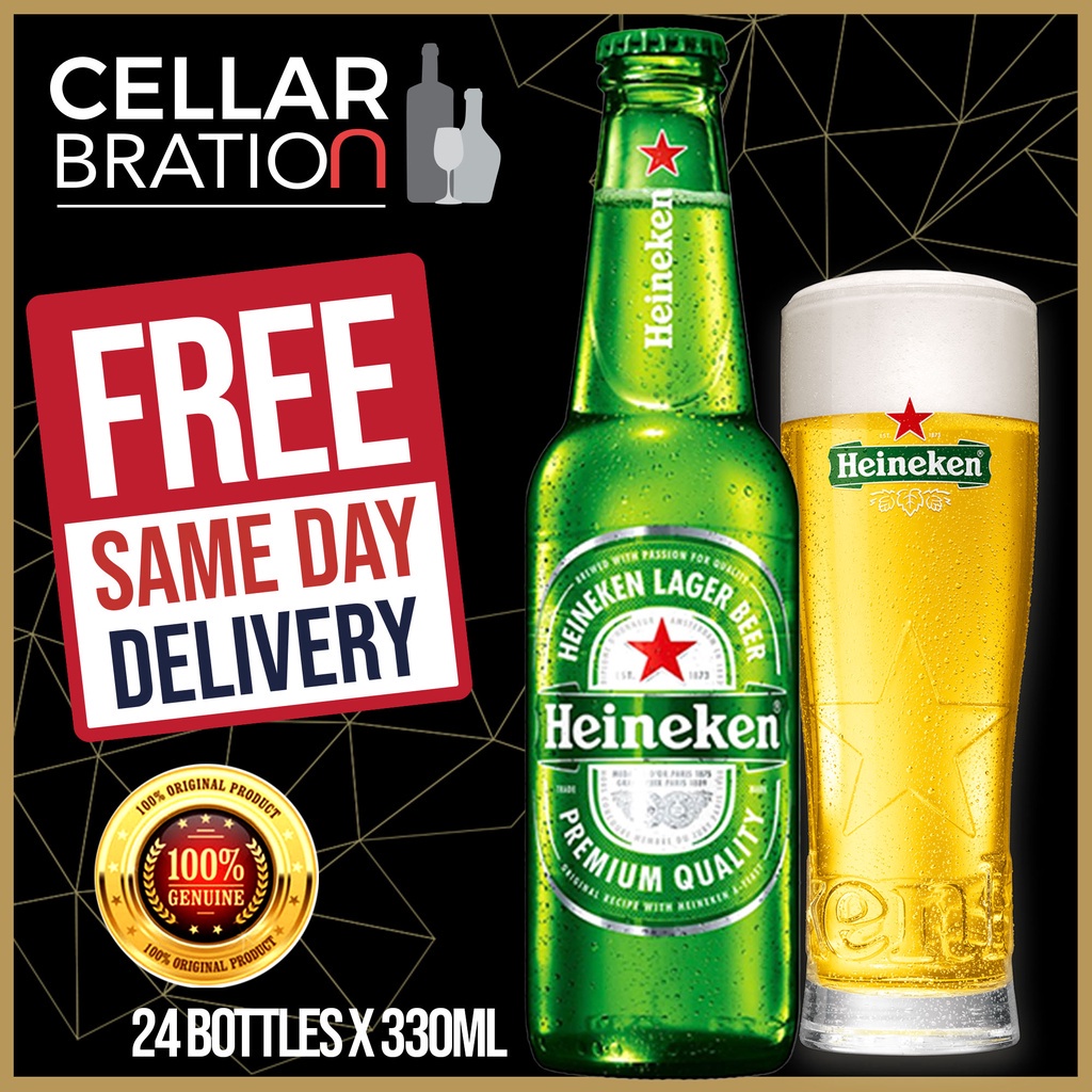 [BBD: DEC 2024] [SAME DAY DELIVERY] Heineken Beer (24 Bottles X 330ml ...