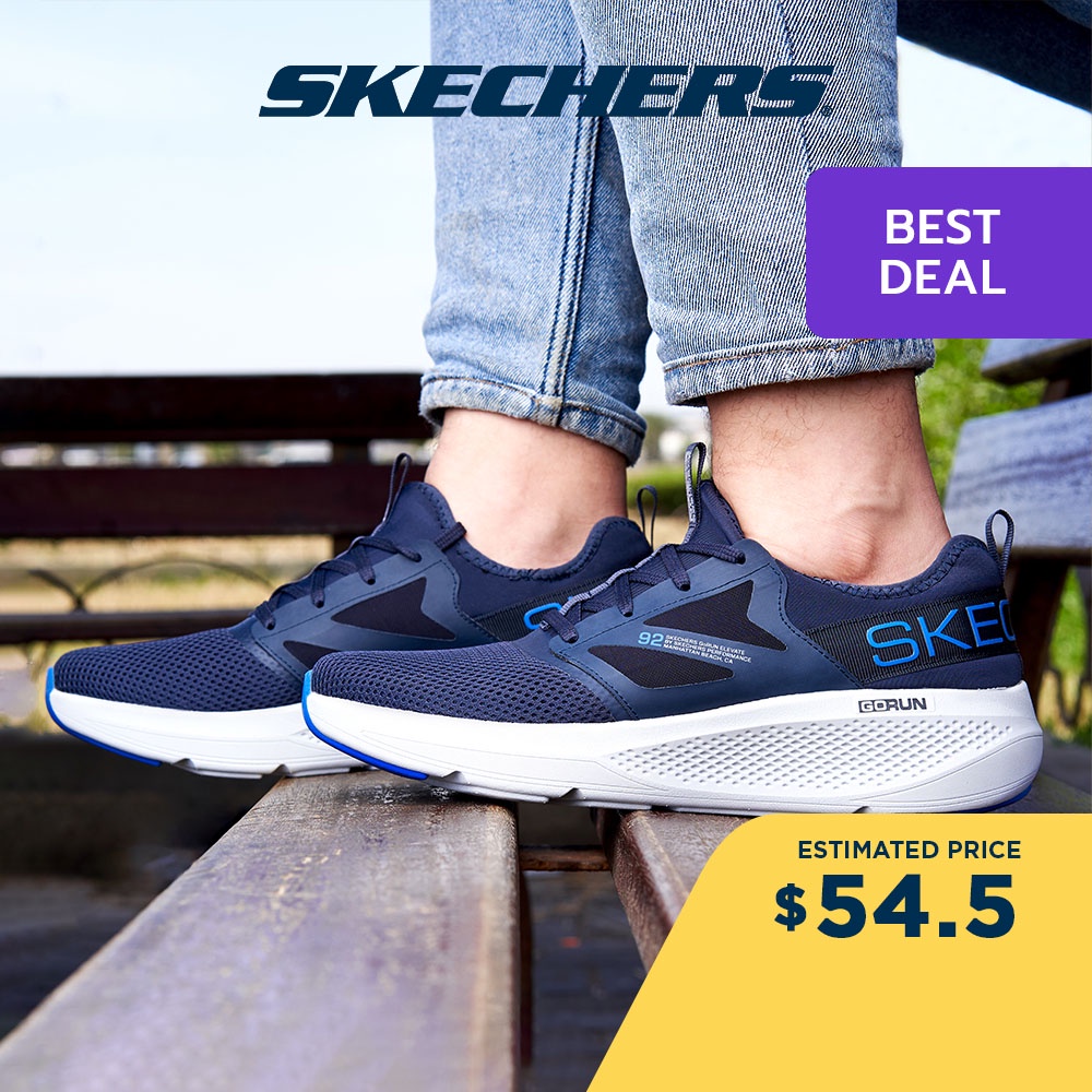 Skechers Men GOrun Elevate Ultimate Valor Running Shoes - 220182-NVBL ...