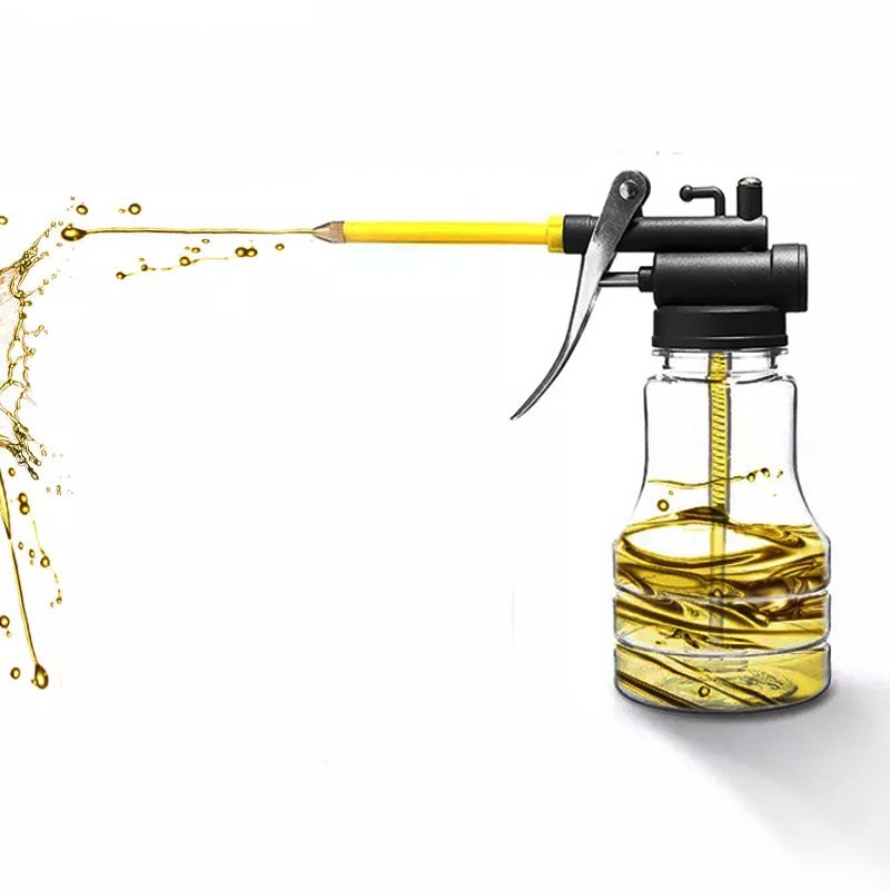 Grease Gun Oiler Oil Pump Oil Can Transparent High Pressure Pump for