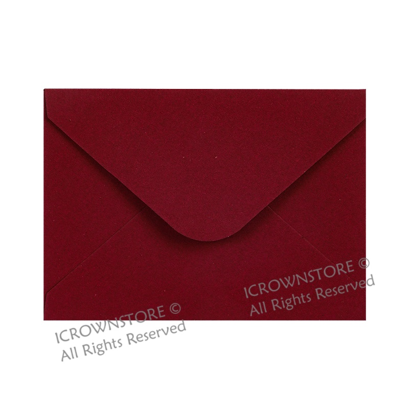 Thick Colour Envelope Black 125 x 175mm 120gsm V Flap Card Envelopes