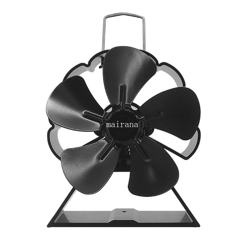 MT】 Wood Stove Fan Heat Powered Fan Non-Electric 5 Blade Thermoelectric |  Shopee Singapore