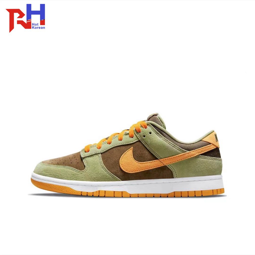 Green and 2024 brown nike dunks