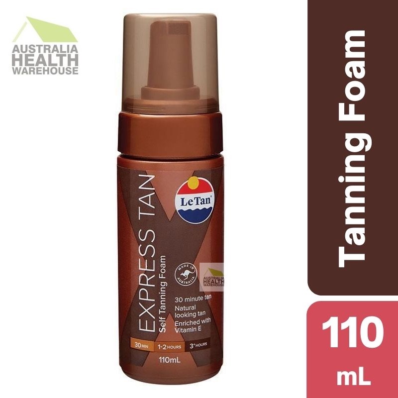 Le Tan Express Self Tanning Foam 110mL Shopee Singapore