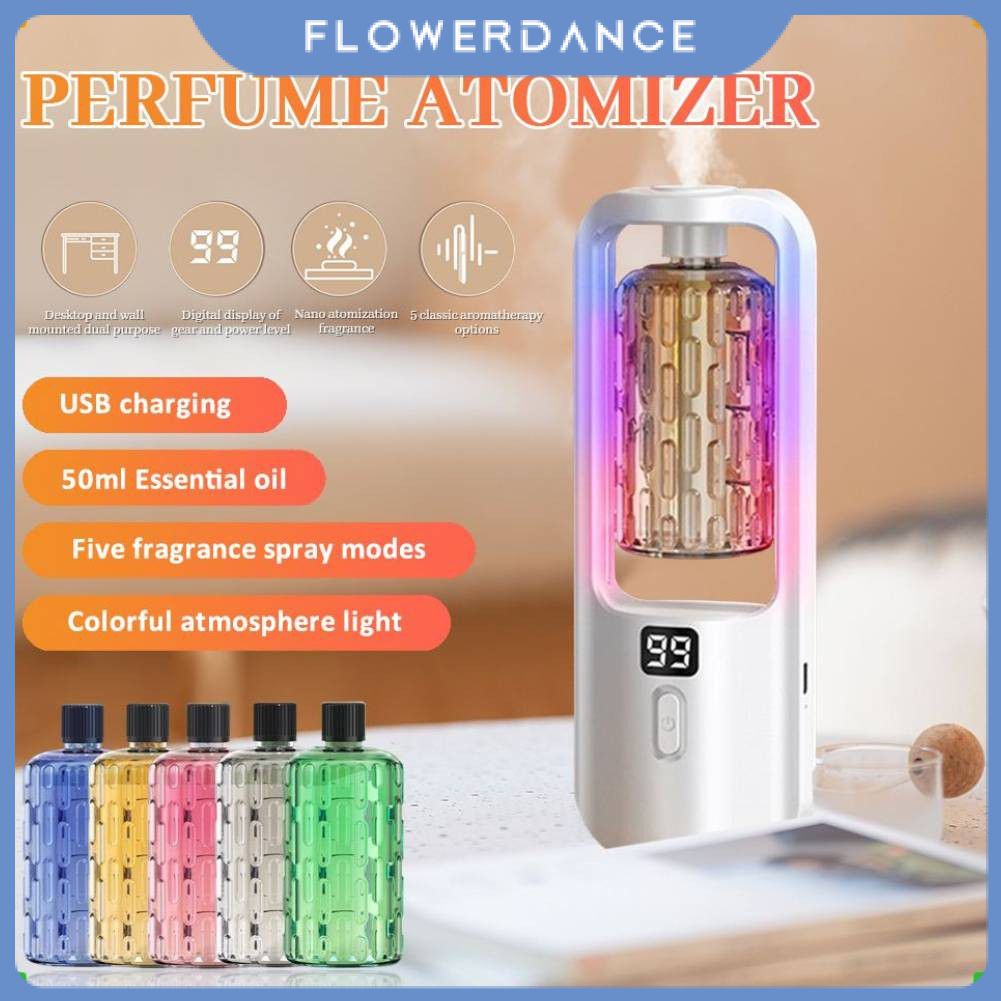 Portable Rechargeable Automatic Essential Oil Diffuser Aromatic Spray ...