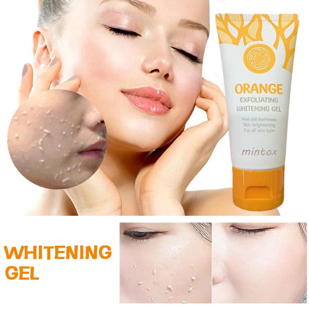 Orange Body Scrub Cream Exfoliating Gel Facial Whitening Scrub Skin
