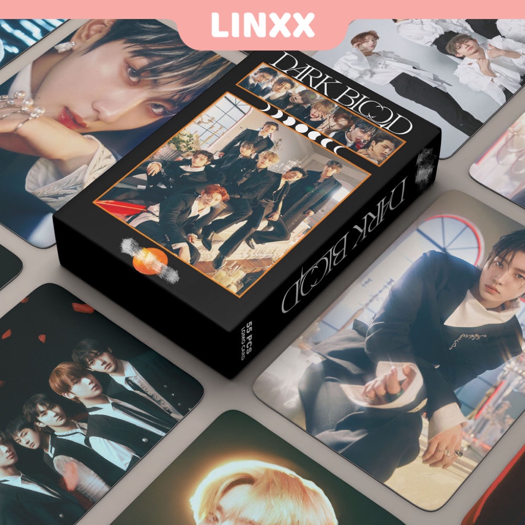LINXX 55 Pcs ENHYPEN DARK BLOOD Album Lomo Card Kpop Photocards ...