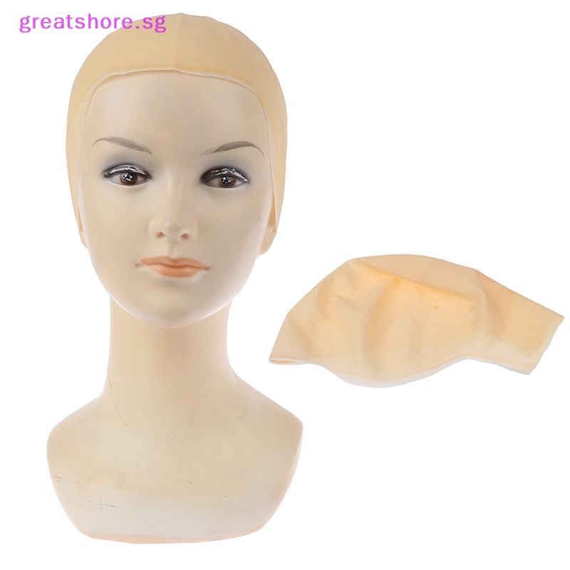 Greatshore Skinhead Bald Head Latex Skin Wig Cap Fake Unisex Party Hair Care Cosplay Sg Shopee