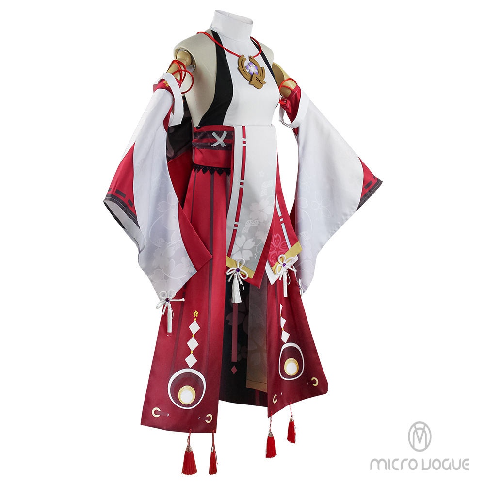 Halloween Costume Cosplay Genshin Yae Kamiko Costume cos Costume Anime Costume Game Costume