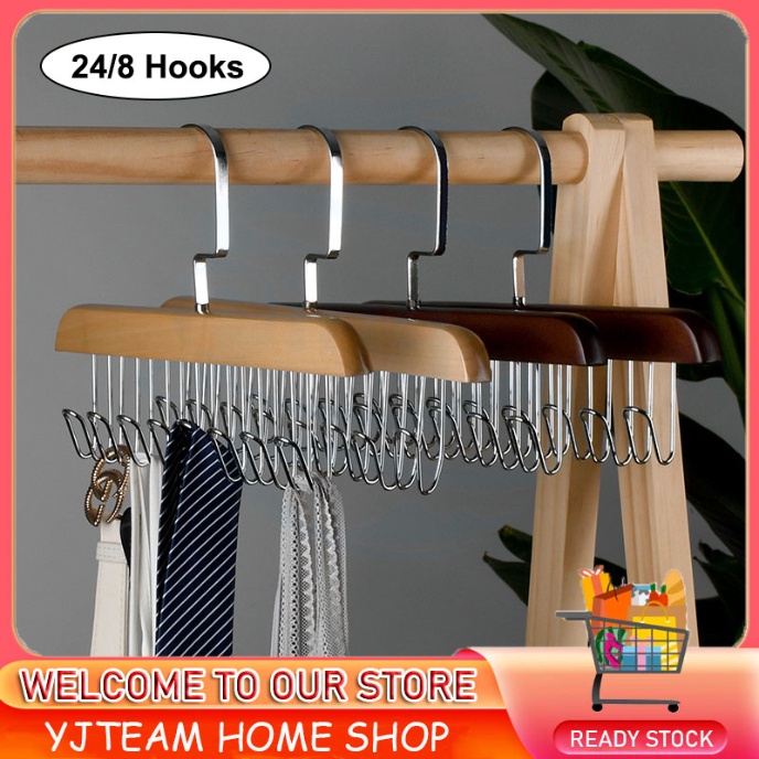 🇸🇬Ready Stock🇸🇬 8 / 24 Hooks Tank Top Bra Hanger Underwear Hanger Multi