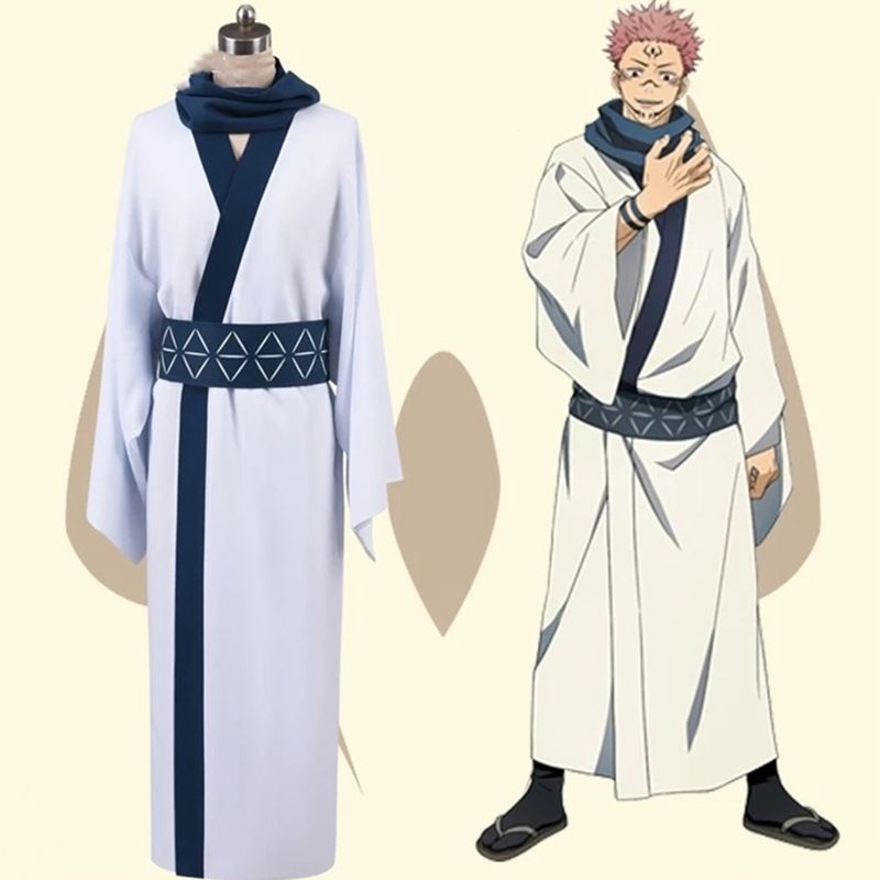 Jujutsu Kaisen Ryomen Sukuna Cosplay Costume Kimono Suit Halloween ...