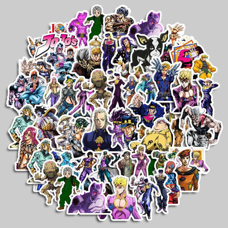 50 Pieces JOTO Jojo's Bizarre Adventure Cartoon Cross-Border Luggage ...