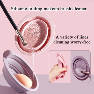 1Pc Silicone Makeup Brush Cleaner Soap Pad Make Up Washing Brush