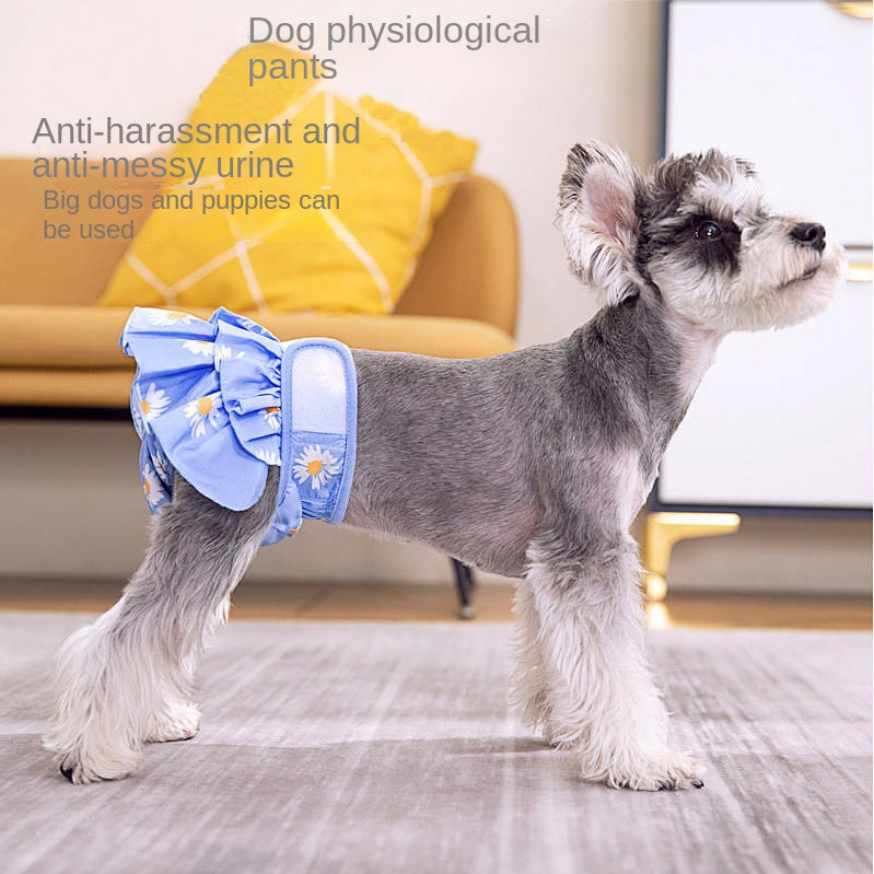 Dog Physical Pants Female Dog Underwear Female Golden Retriever Underwear Teddy Sanitary Pads Pants Menstrual Period Safety Pants Anti Harassment