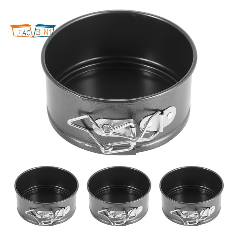 4Inch Mini Springform Pan Set 4 Piece Small Nonstick Cheesecake Pan