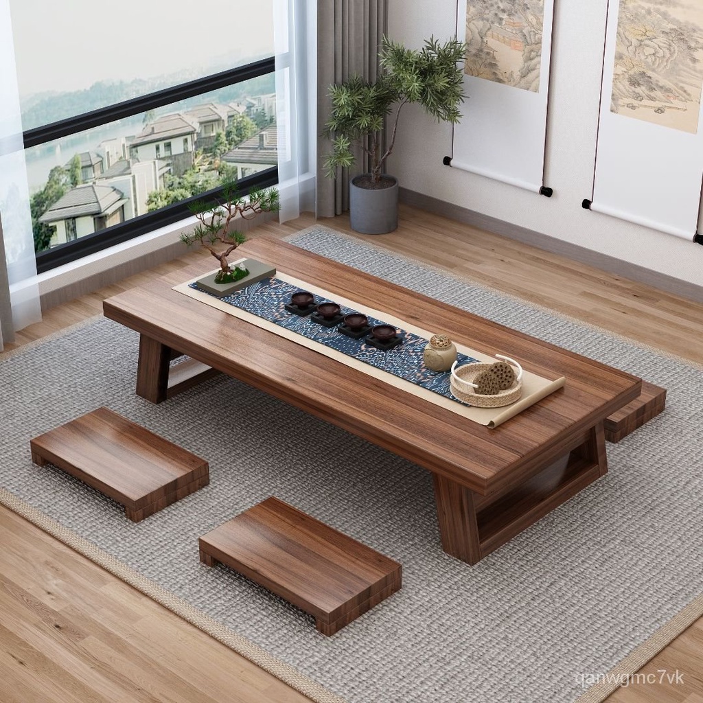 Japanese Style Coffee Table Tatami Table Low Table Zen Solid Wood ...