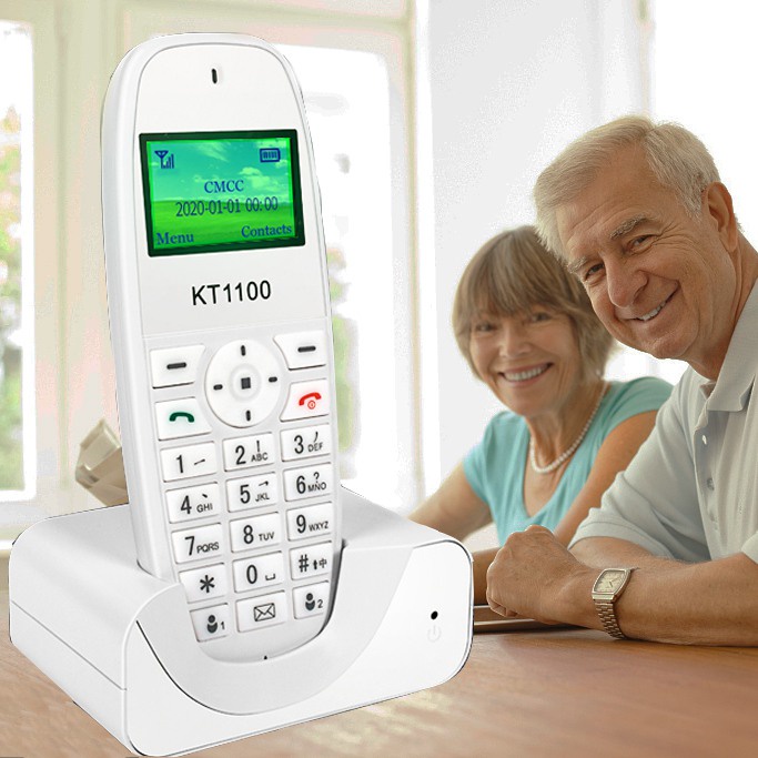 HBCB Cordless Phone GSM SIM Card Fixed mobile for old people home cell phone Landline handfree