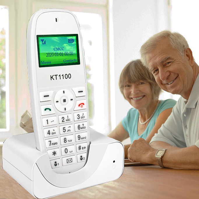 HBCB Cordless Phone GSM SIM Card Fixed mobile for old people home cell ...