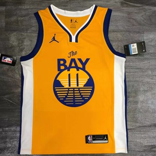 Men's Golden State Warriors Klay Thompson #11 Nike Orange Hardwood Classics  Jersey