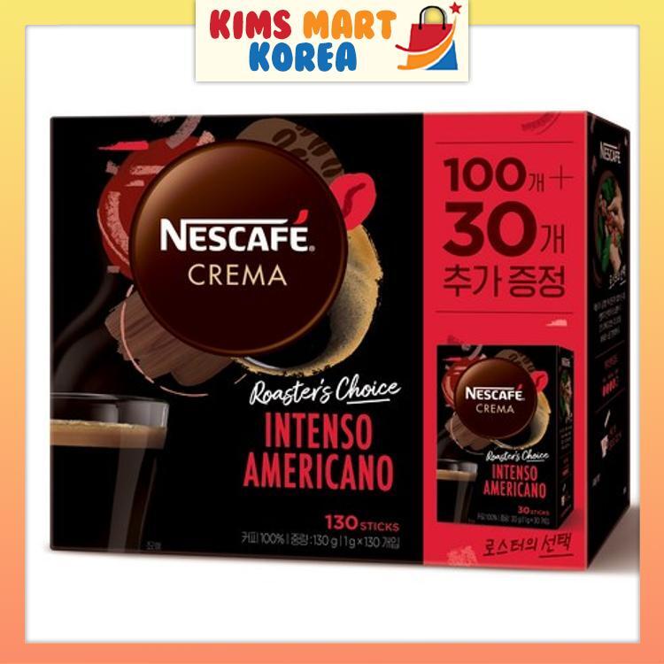 Nescafe Crema Intenso Americano Korean Instant Coffee Mix 1g x 130pcs