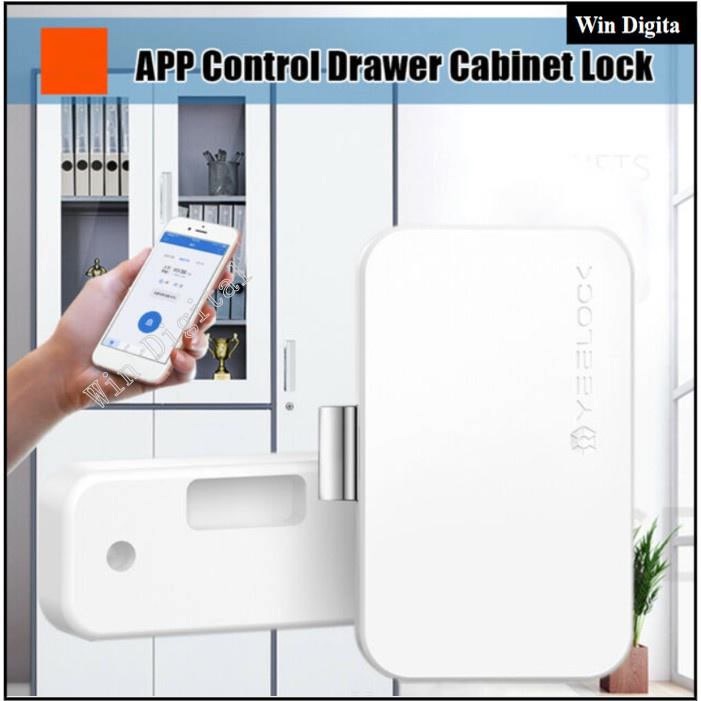 YEELOCK Smart Drawer Lock Keyless Bluetooth APP Unlock Anti