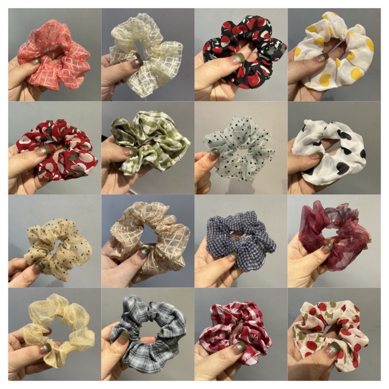 Korea Women Elastic Hair Scrunchies Hair Bands Girls Headwear Ponytail
