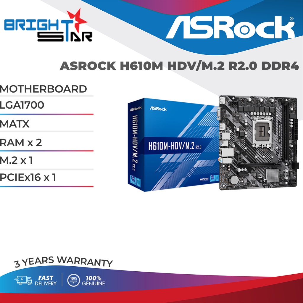 Scheda Madre ASRock H610M-HDV/M.2 R2.0 | Socket LGA 1700 | Formato Micro ATX - Foto 13
