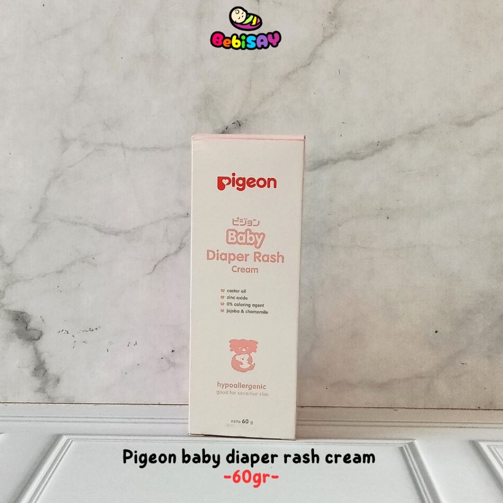 Pigeon Baby Diaper Rash Cream 60gr, Baby Diaper Rash Cream Shopee