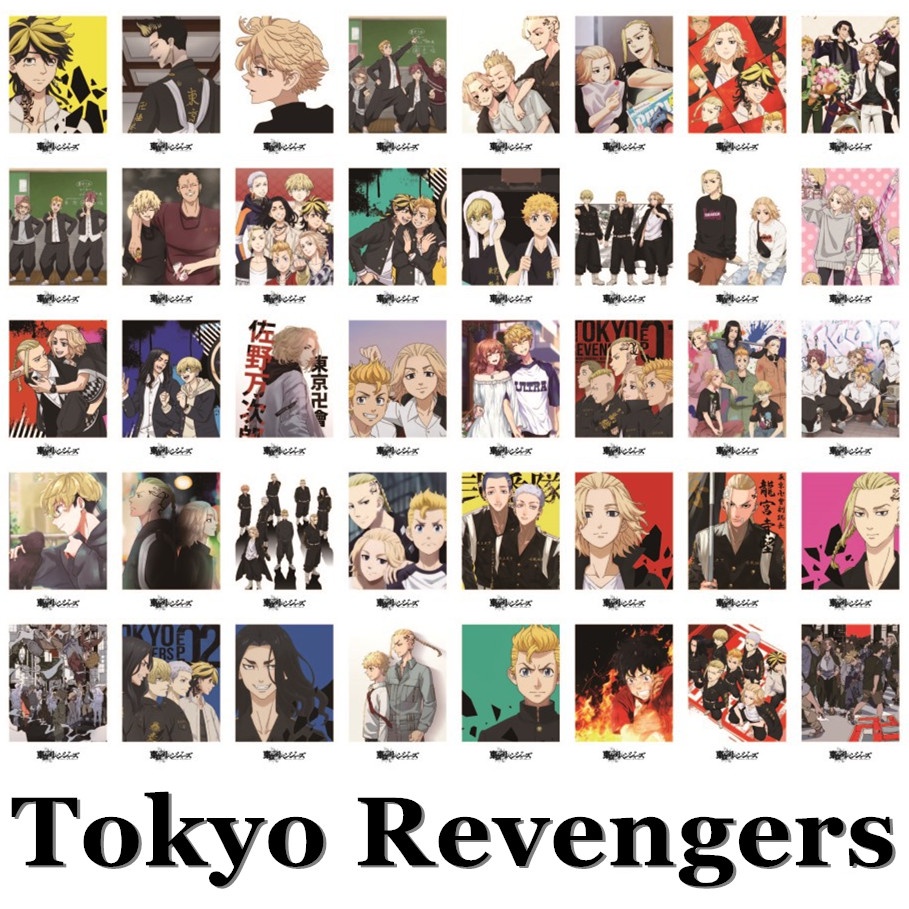 40pcs/box ONE PIECE Jujutsu Kaisen Photocards Tokyo Revengers GENSHIN ...