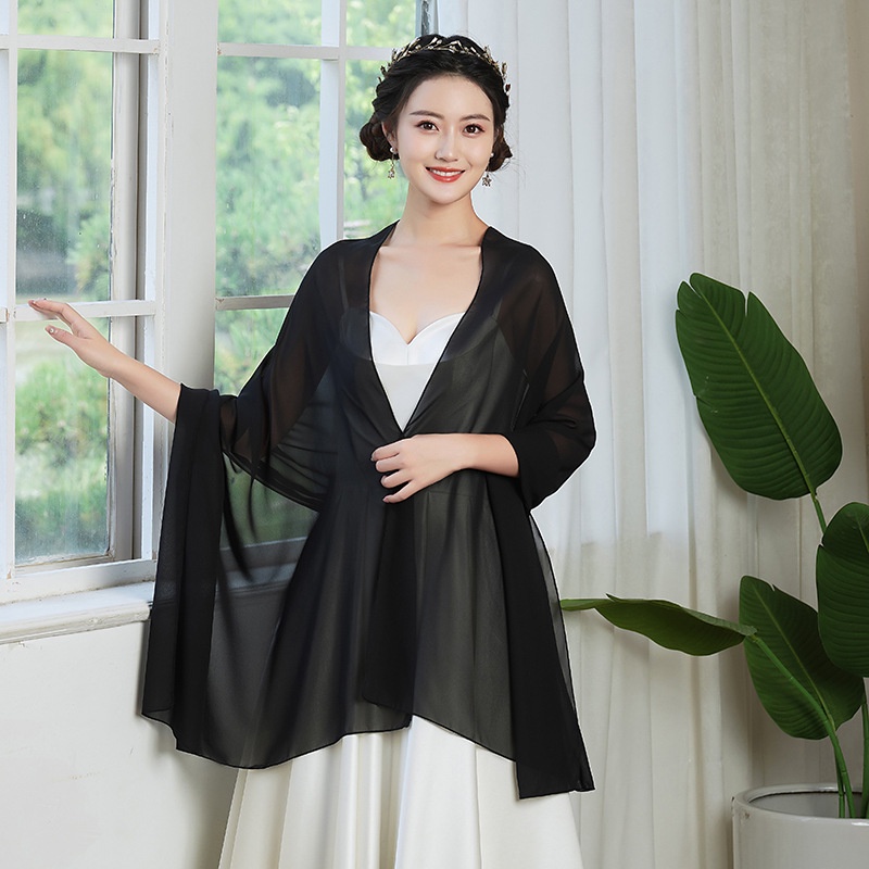 Black shawl hotsell for evening dress