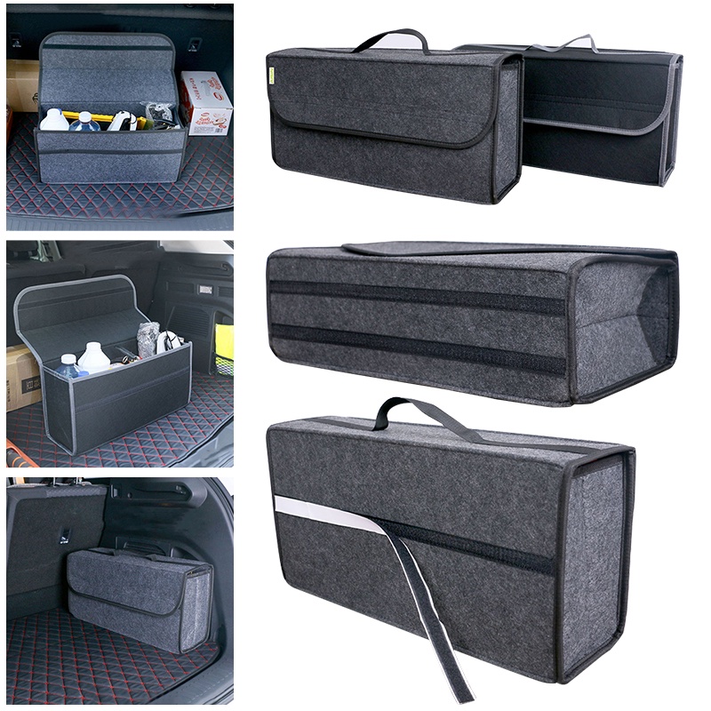 ZHANK Car Trunk Organizer For Suzuki Swift 2023, Car Storage Bag, Foldable Trunk Organizer, Non-Slip Bottom Car Accessories Interior, Red-1-M