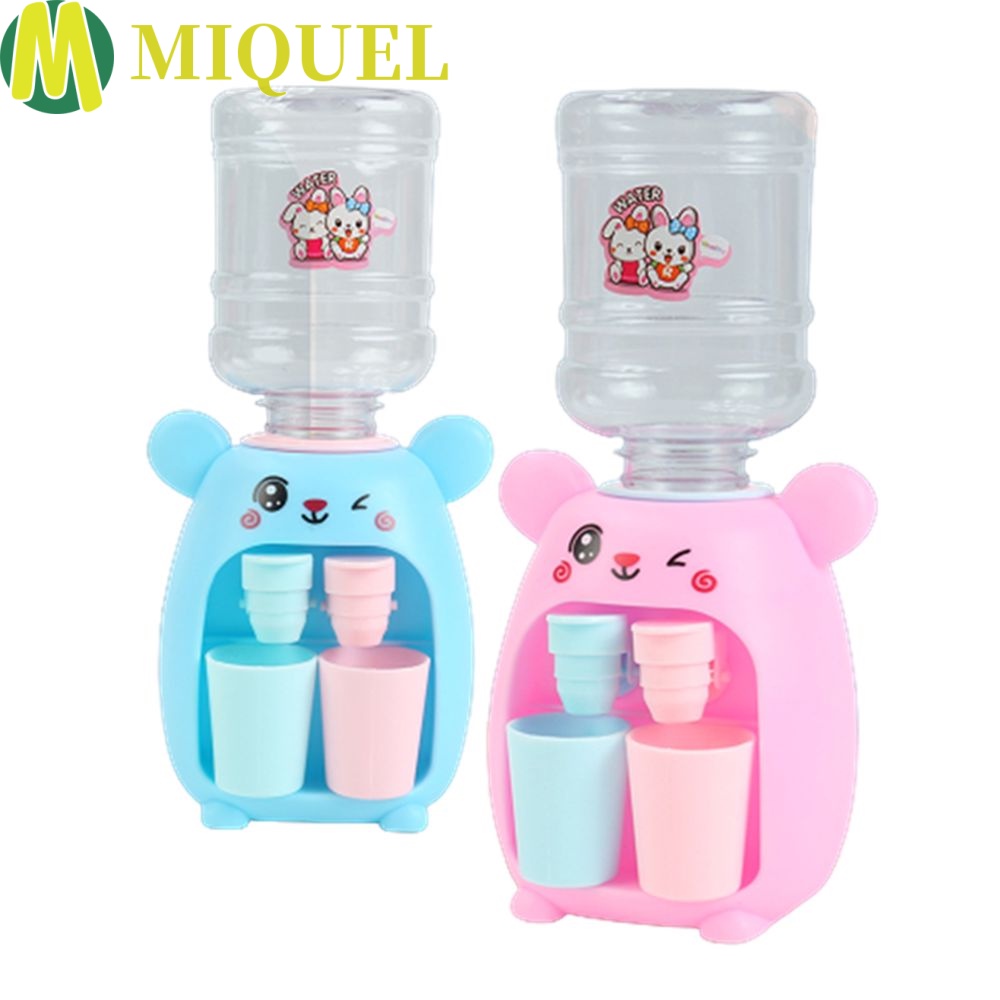 MIQUEL Children Drinking Fountain Toy Doll House Accessories Drinking Fountain|Mini Water Dispenser Miniature Life Model Cold Juice Milk Pretend Play Toy Kids Gift Educational Toys For Adult Children 