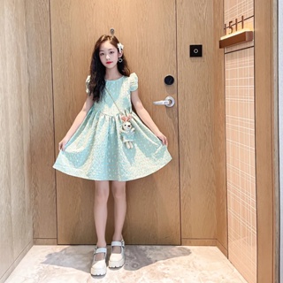 Girls' Dress New Summer Korean Version Idyllic Style Children's