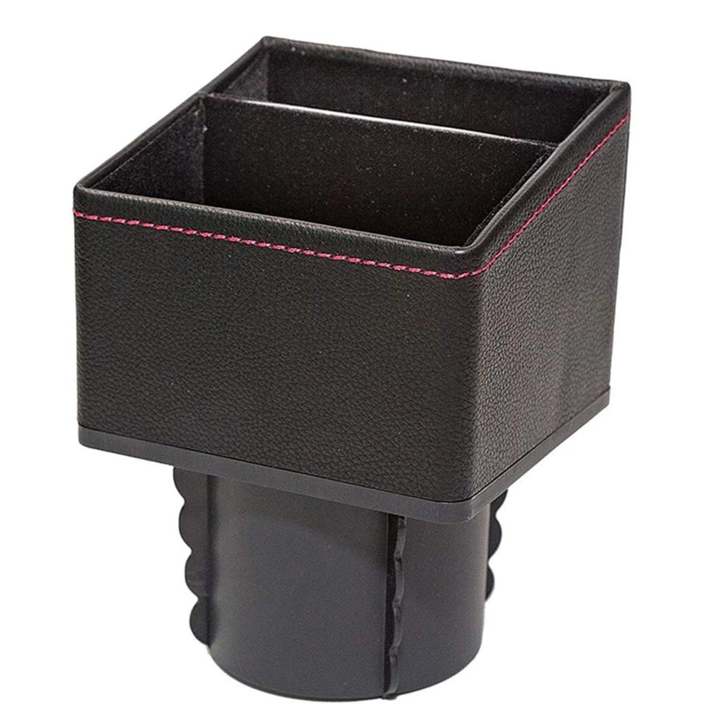 【in stock】Car Cup Holder Faux Leather Pocket Cars Seat Organizer Box Storage Boxes