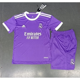 Adidas Real Madrid '22 Purple Training Jersey, Men's, Small