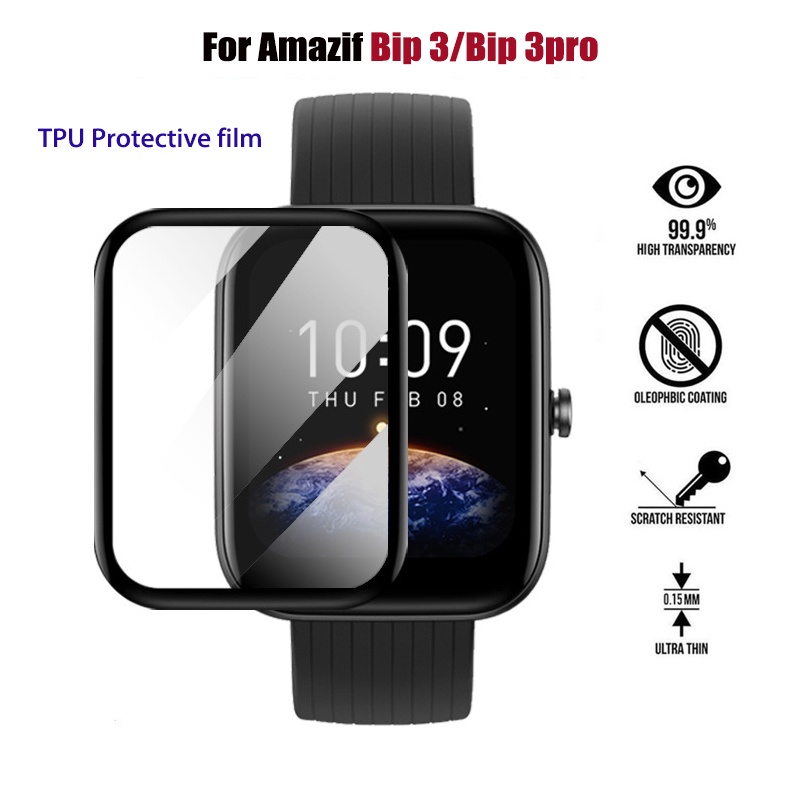 Screen Protector Film For Amazfit Bip 5 Smartwatch Soft Protective