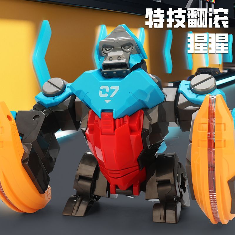 Jouet Robot Tumbling Gorilla – Gorille Culbuteur – Chain Fong Taiwan – Piles