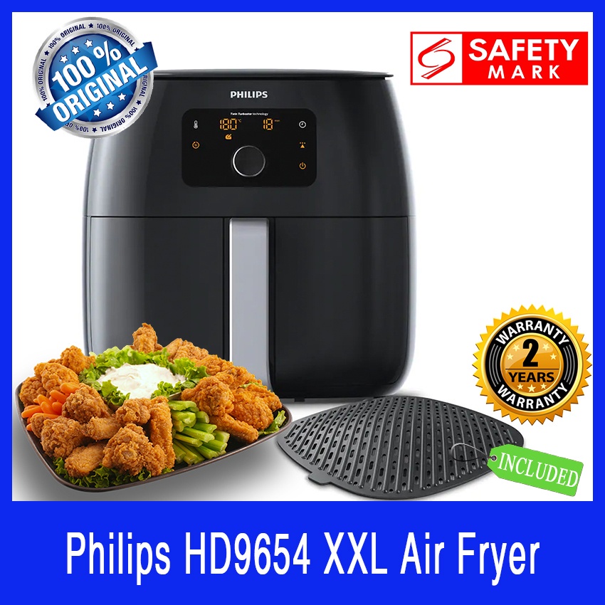 Philips HD9654 XXL Air Fryer. **Grill Pan Tray Attachment Included** Original Philips SG