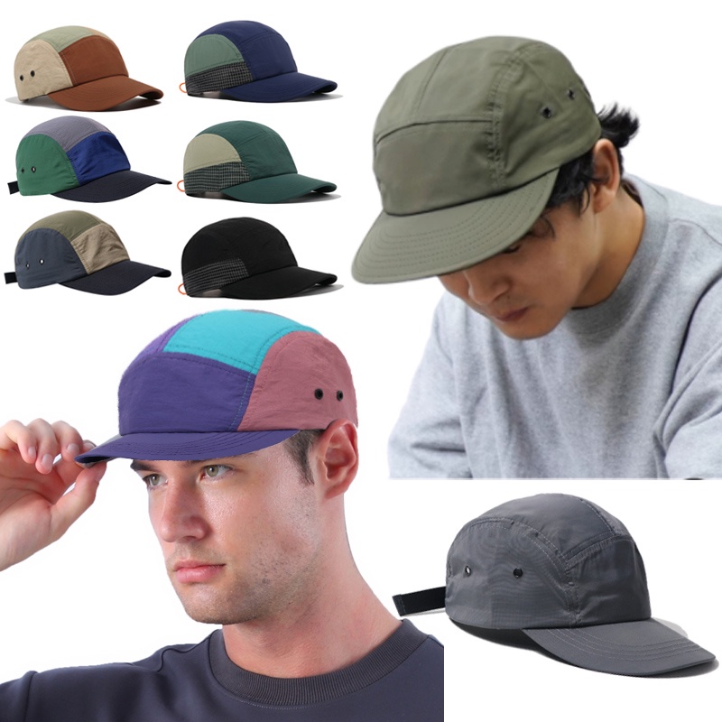 Fashion Adjustable Hat 5 Panel Cap Quick Dry Cap Snapback Hats Unisex ...