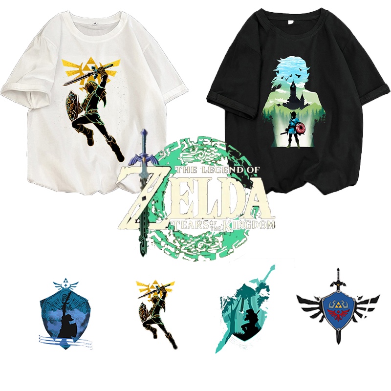Legend of Zelda Japan Famous Game Heat Transfer Sticker Tshirt Hoodie