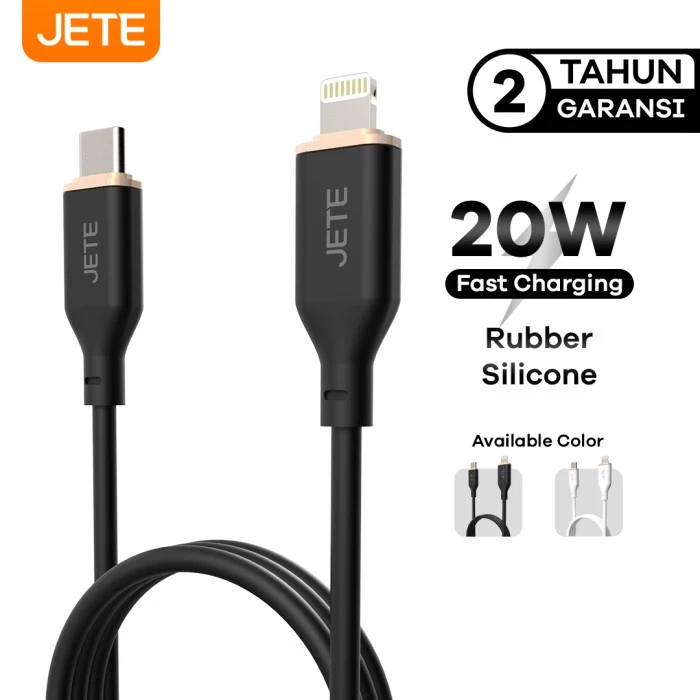 JETE CX10 Kabel Data Type C to Lightning 20W Fast Charging 5A - Kabel Data JETE Original Garansi Resmi - Gambar 3