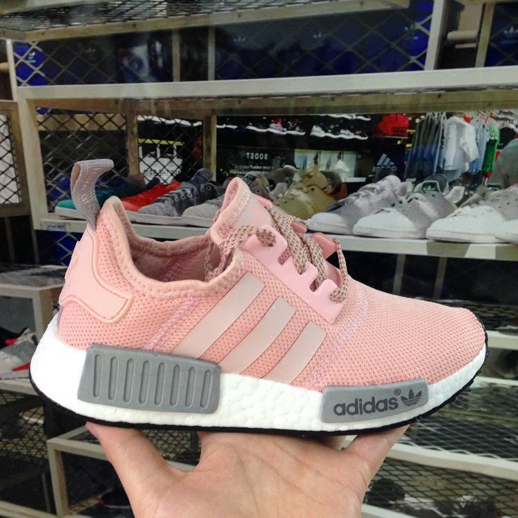 A.D Ready Stock NMD Raw Pink R1 Shoe White Real Photo Black Grey 36-45  Casual shoes VSRM | Shopee Singapore