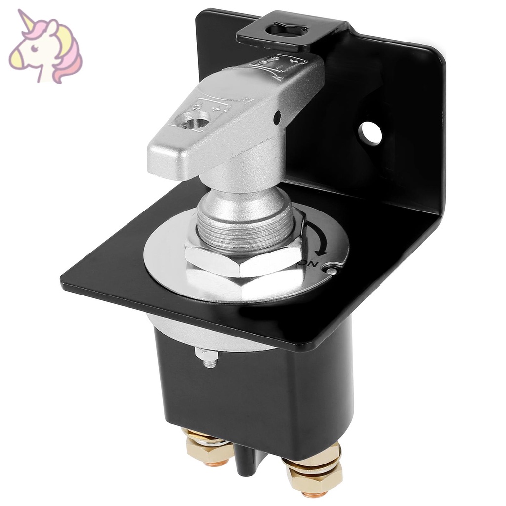 Battery Disconnect Switch with Lockout Plate 12V36V Battery Kill