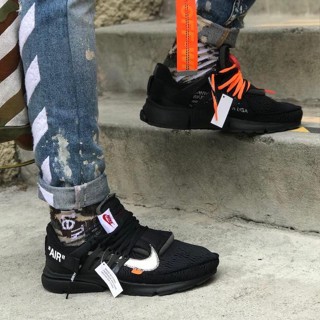 Off white presto shop black for sale