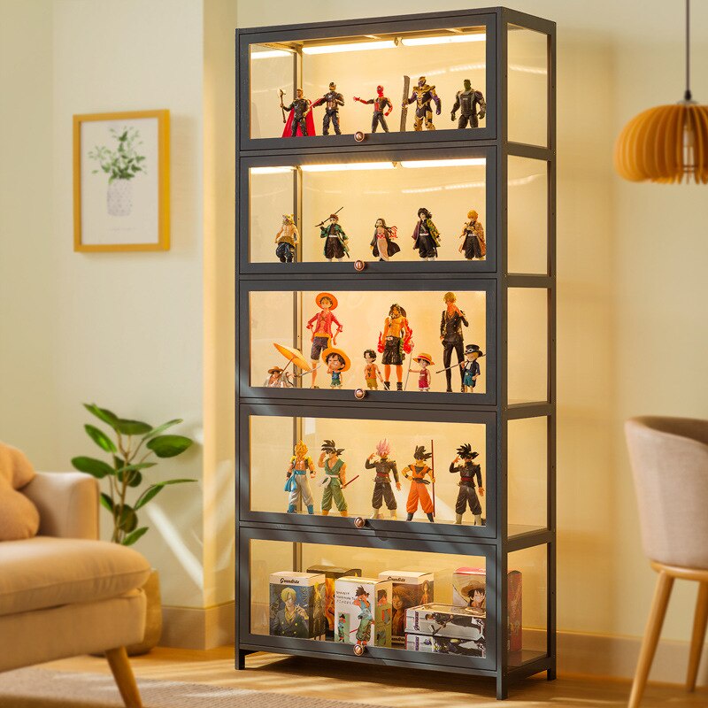 Display Cabinet, Transparent and Dustproof Display Cabinet, Toy Hand ...