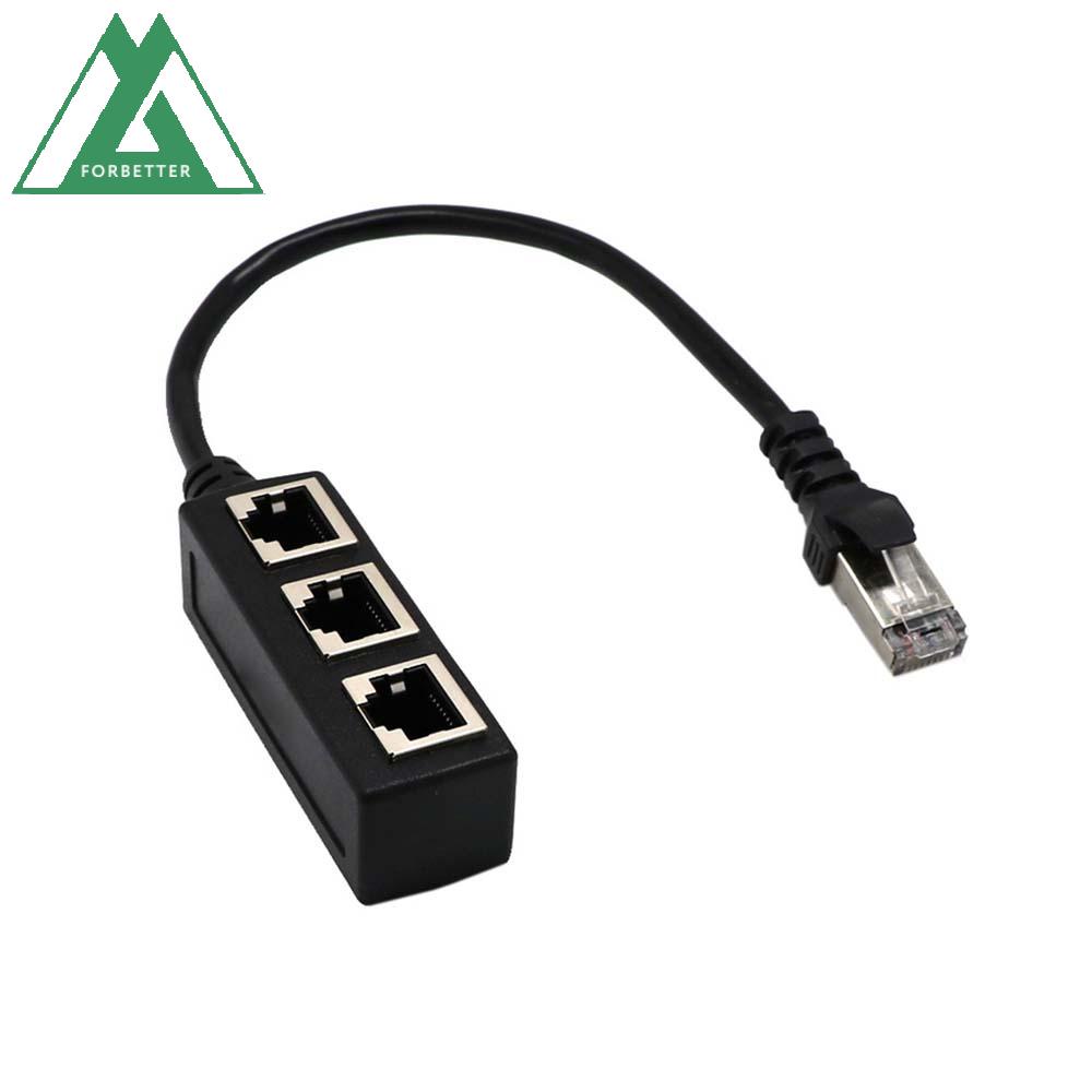 FORBETTER Wired Rj45 Adapter Cable Connector Ethernet Adapter Network ...